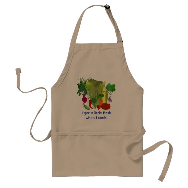 Delantal Garden Veggies Funny Personalizado Apron (Frente)