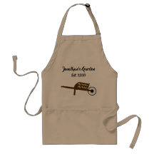 Gardener Garden Wheelbarrow Apron con bolsillos
