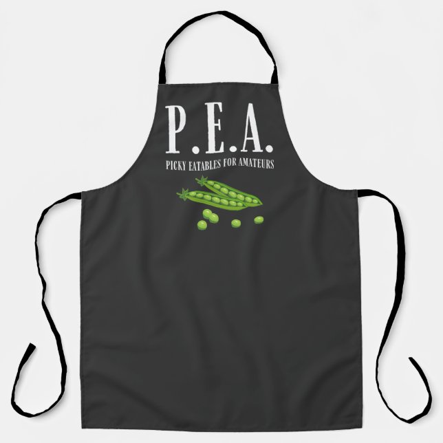 Delantal Gardener Sarcástico Pea Apron Large (Anverso)