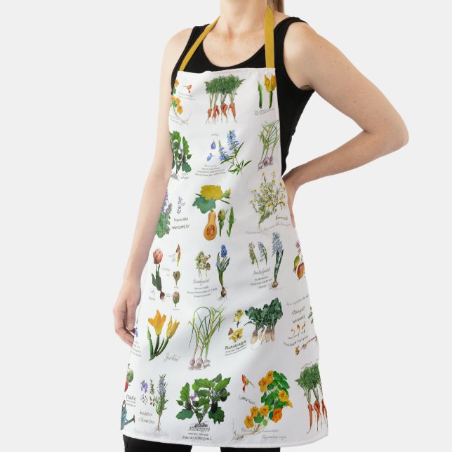 Delantal Gardener's harvest and cooking apron. (in situ)