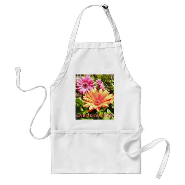 Delantal Gardens R Fun Gerber Daisies Apron (Frente)