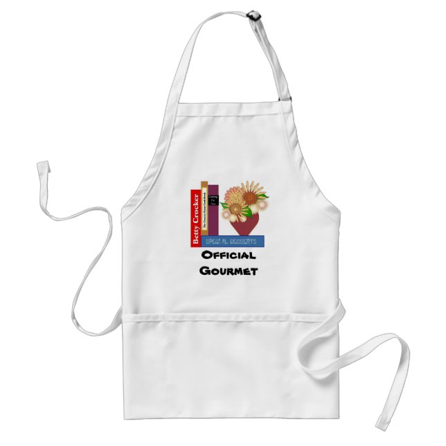 Delantal gastrónomo oficial de los libros de (Frente)