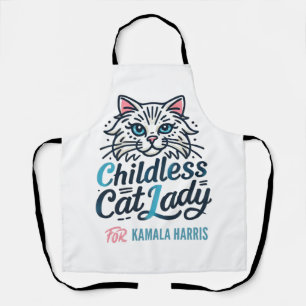 Delantal Gatita sin hijos de Kamala Harris