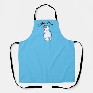 Delantal Gato Blanco KiniArt