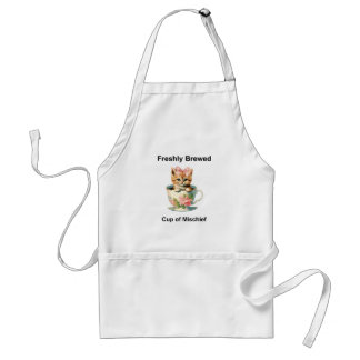 Delantal Gato caprichoso