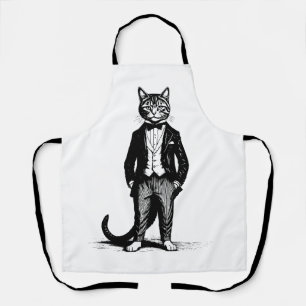Delantal Gato clásico de Tuxedo