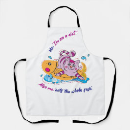Delantal Gato con Pescado