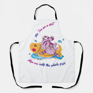 Delantal Gato con Pescado