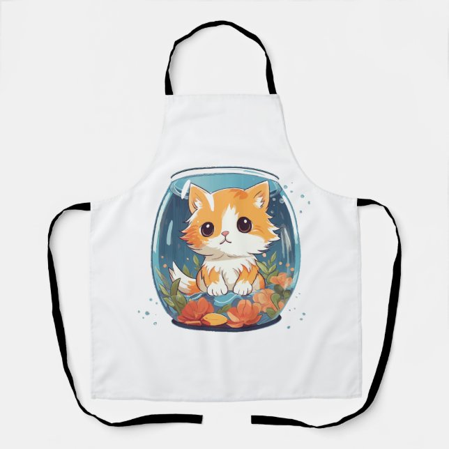 Delantal Gato Culpable (Anverso)