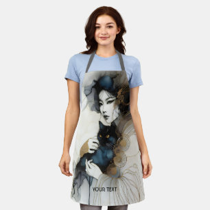 Delantal Gato de Chica japonés con fantasía