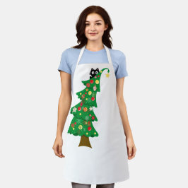 Delantal Gato de navidades