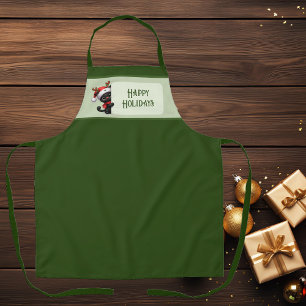 Delantal Gato de Navidades Cute - Aprón de vacaciones feliz