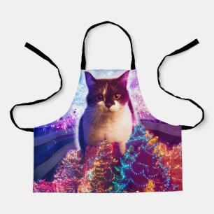 Delantal Gato de Navidades gigantes