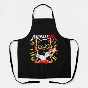Delantal Gato Divertido Rock 90s Maúlla Por Banda De Amigos