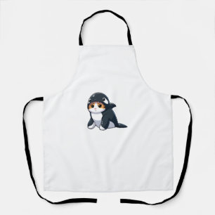 Delantal Gato en estufa de orca