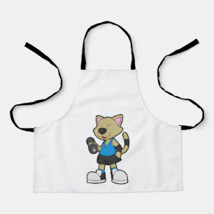 Delantal Gato en forma con timbre