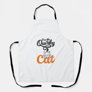 Delantal Gato extravagante grabado vintage diseño amante de