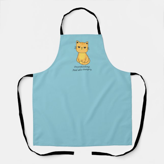 Delantal Gato Hambriento (Anverso)