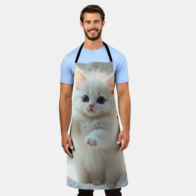 Delantal Gato Lindo (Gastado)