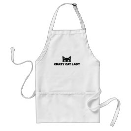 Delantal Gato loco Lady Apron
