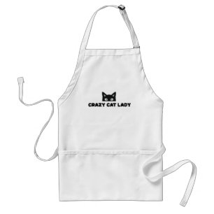 Delantal Gato loco Lady Apron