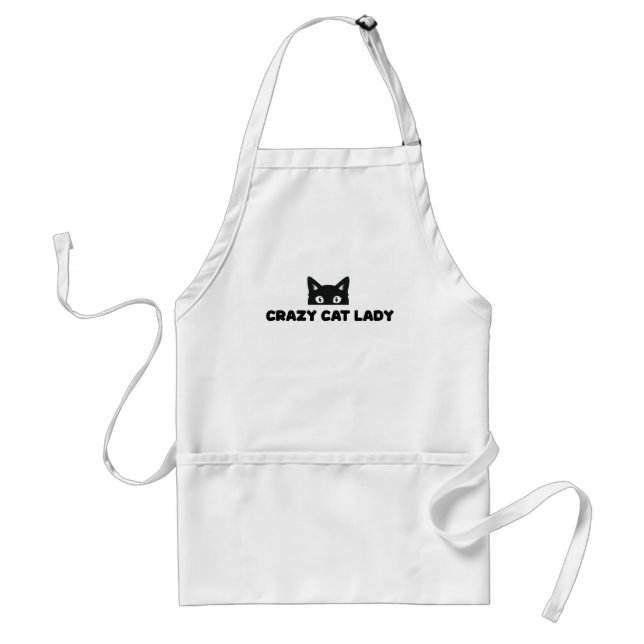Delantal Gato loco Lady Apron (Frente)