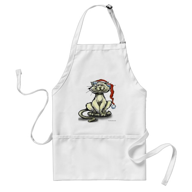 Delantal Gato Navidad Apron (Frente)
