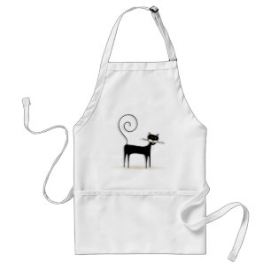 Delantal Gato negro