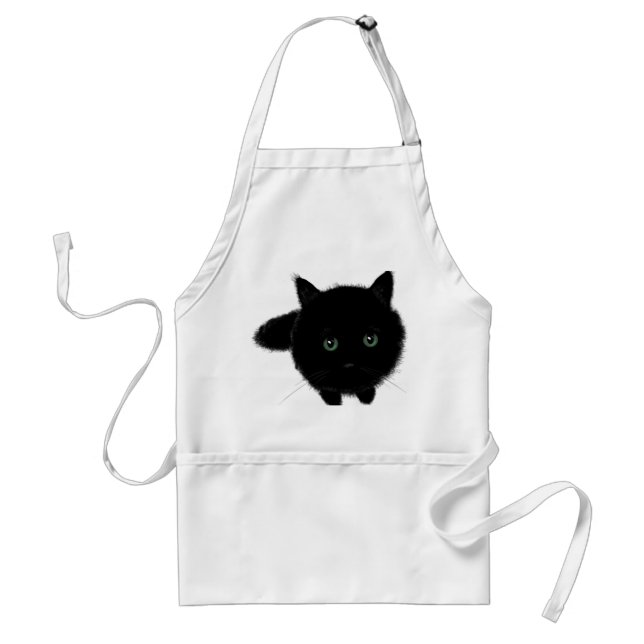 Delantal Gato negro (Frente)