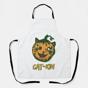 Delantal Gato Negro Halloween Disfraces de Halloween