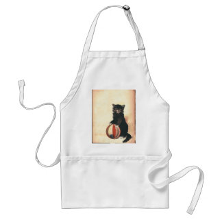 Delantal Gato negro Vintage HALLOWEEN