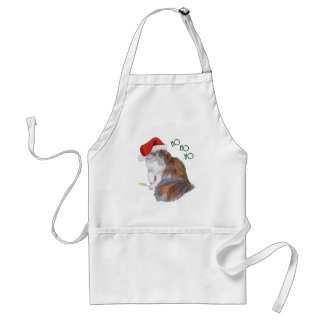 Delantal Gato Persa Calico Navidad