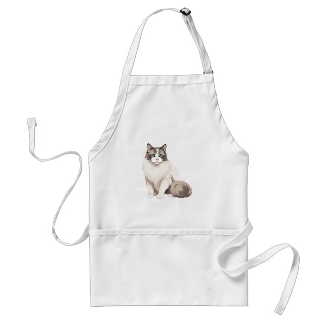Delantal Gato Ragdoll (Frente)