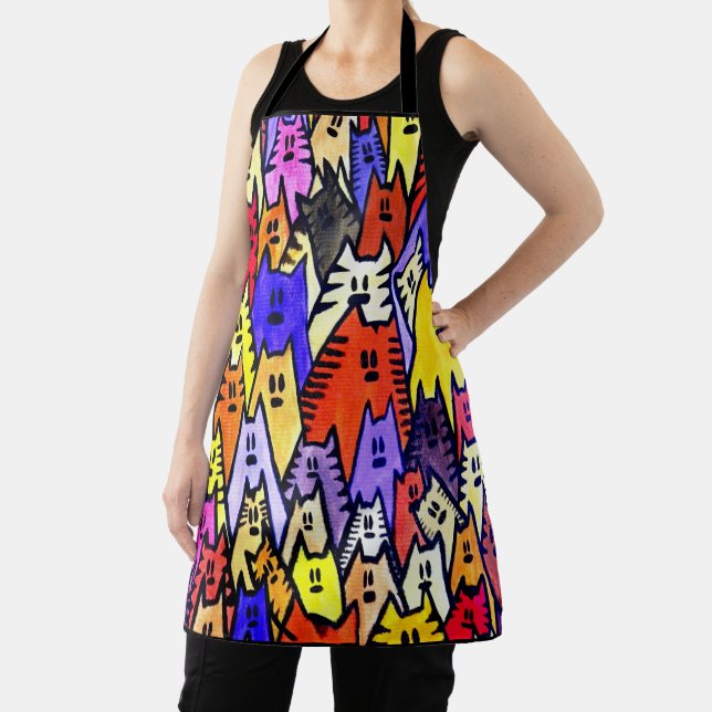 Delantal Gatos 07 Apron (in situ)