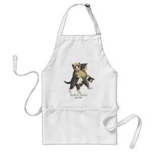 Delantal Gatos bodas
