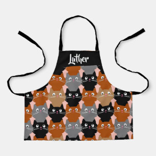 Delantal Gatos felices