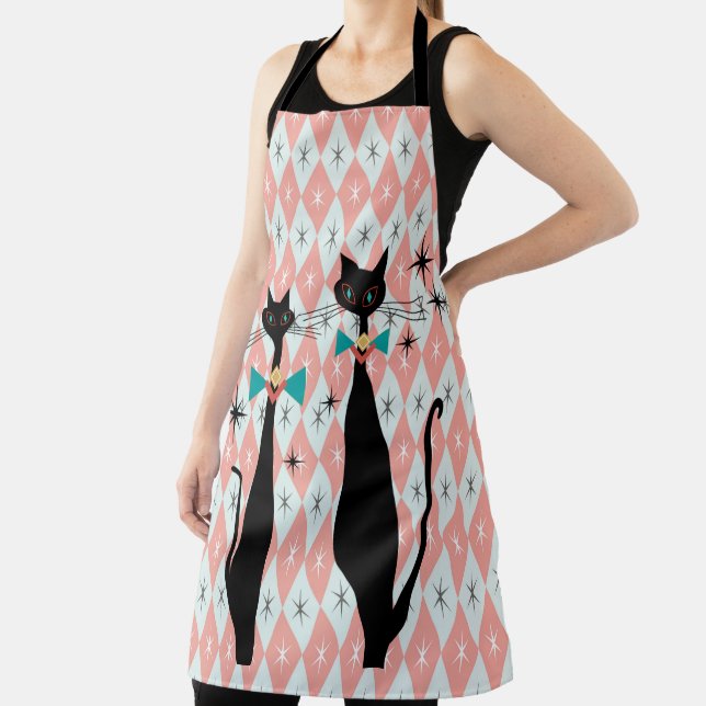 Delantal Gatos modernos de Guay de mediados del siglo (in situ)