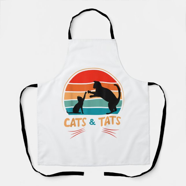 Delantal Gatos & Tats - Gato  (Anverso)