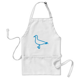 Delantal Gaviota azul
