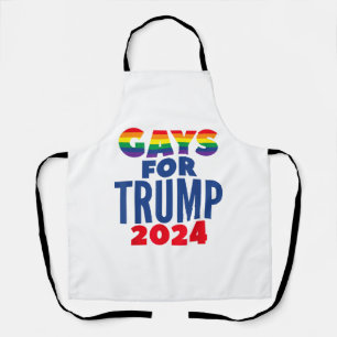 Delantal Gays para las elecciones de Trump 2024