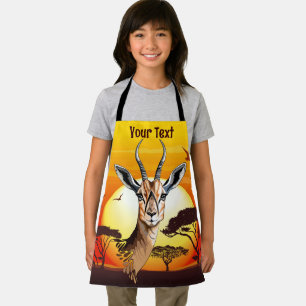 Delantal Gazelle Animal salvaje Antelope africano