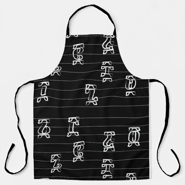 Delantal Ge’ez Numbers Illustration – Traditional Ethiopian (Anverso)