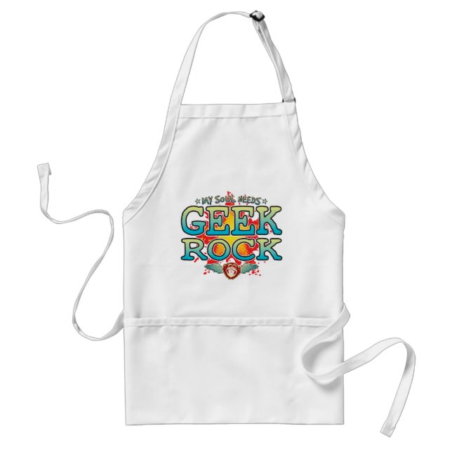 Delantal Geek Rock Soul Apron (Frente)
