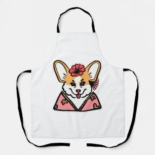 Delantal Geisha Corgi Dog Lover Welsh