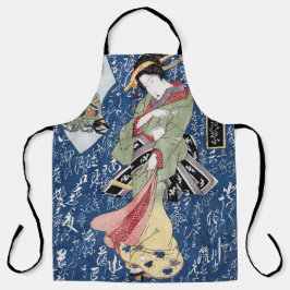 Delantal Geisha japonesa (1828) Keisai Eisen - Abr artístic