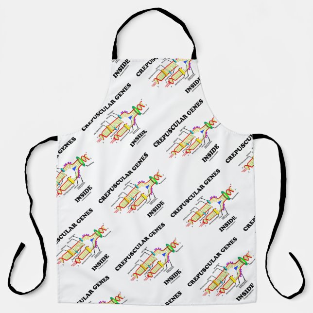 Delantal Genes crepusculares dentro del humor del ADN (Anverso)