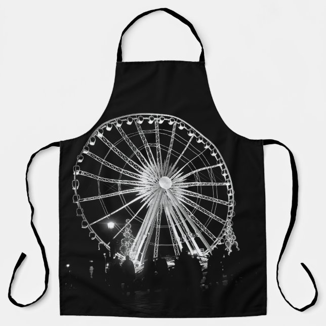 DELANTAL GENTE CERCA DE FERRIS WHEEL (Anverso)