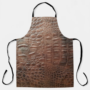 Delantal Genuine leather texture backgroundr close-up, embo