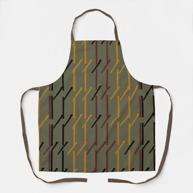 Delantal Geo Línea Mezcla Raya Cocina Chef (Anverso)