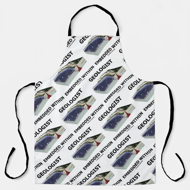 Delantal Geólogo integrado dentro de la zona de subducción (Anverso)